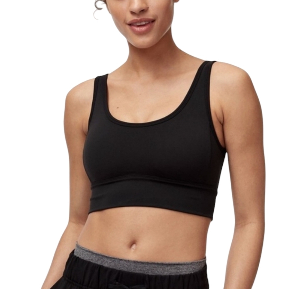 Aritzia The Constant Sports Bra Black Cutout Athletic Activewear Small